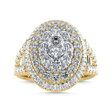 Diamond 2 1/3 Ct.Tw. Engagement Ring in 14K Yellow Gold