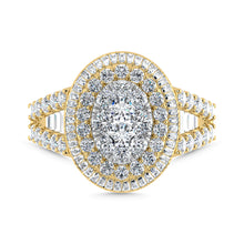 Diamond 2 1/3 Ct.Tw. Engagement Ring in 14K Yellow Gold