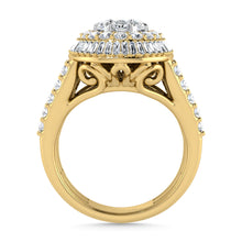 Diamond 2 1/3 Ct.Tw. Engagement Ring in 14K Yellow Gold
