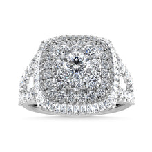Diamond 2 1/3 Ct.Tw. Engagement Ring in 14K White Gold