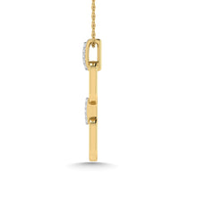 Diamond 1/50 Ct.Tw. Fashion Pendant in 10K Yellow Gold