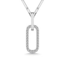 Diamond 1/10 Ct.Tw. Fashion Pendant in Sterling Silver