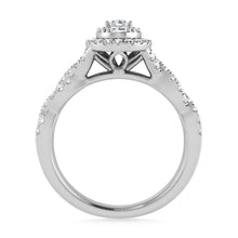 Diamond 1/2 Ct.Tw. Bridal Ring in 10K White Gold