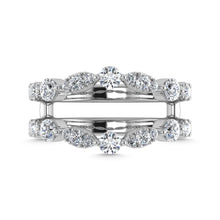 Diamond 1 Ct.Tw. Guard Ring in 14K White Gold