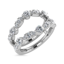 Diamond 1 Ct.Tw. Guard Ring in 14K White Gold