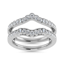 Diamond 5/8 Ct.Tw. Guard Ring in 14K White Gold