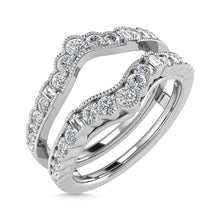 Diamond 5/8 Ct.Tw. Guard Ring in 14K White Gold