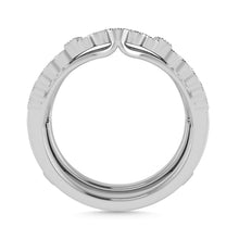Diamond 5/8 Ct.Tw. Guard Ring in 14K White Gold