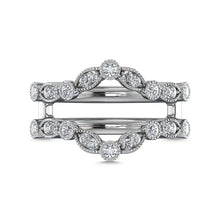 Diamond 3/8 Ct.Tw. Guard Ring in 14K White Gold