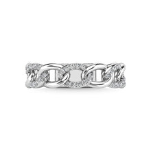 14K White Gold Diamond 1/5 Ct.Tw. Fashion Ring