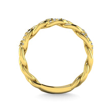 14K Yellow Gold Diamond 1/5 Ct.Tw. Fashion Ring