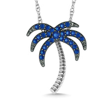 14K White Gold Diamond 1/10 Ct.Tw. Sea of Life Turtle Pendant