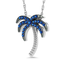 14K White Gold Diamond 1/10 Ct.Tw. Sea of Life Turtle Pendant