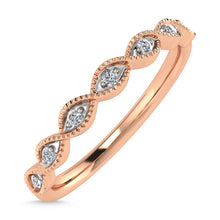 Diamond 1/20 Ct.Tw. Stack Band in 10K Rose Gold