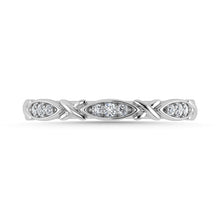 Diamond 1/20 Ct.Tw. Stack Band in 10K White Gold