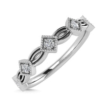 Diamond 1/20 Ct.Tw. Stack Band in 10K White Gold