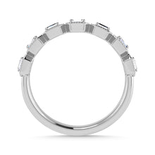 Diamond 1/10 Ct.Tw. Stack Band in 10K White Gold