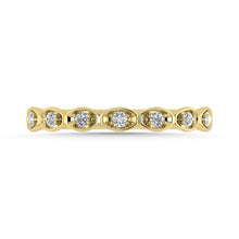 Diamond 1/10 Ct.Tw. Stack Band in 10K Yellow Gold