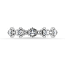 Diamond 1/8 Ct.Tw. Stack Band in 10K White Gold