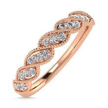 Diamond 1/6 Ct.Tw. Stack Band in 10K Rose Gold