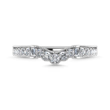 Diamond 1/3 Ct.Tw. Chevron Band in 10K White Gold