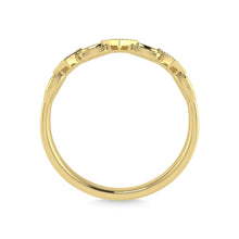 10K Yellow Gold Diamond 1/50 Ct.Tw. Stackable Ring
