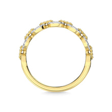 14K Yellow Gold Diamond 1/5 Ct.Tw. Stackable Ring