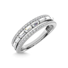 14K White Gold Diamond 1/2 Ct.Tw. Anniversary Band