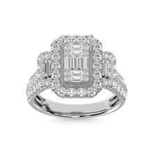 14K White Gold Diamond 1 1/2 Ct.Tw. Engagement Ring
