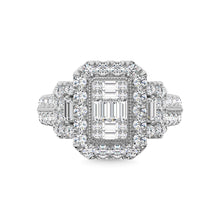 14K White Gold Diamond 1 1/2 Ct.Tw. Engagement Ring
