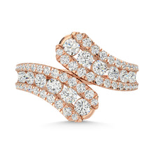 14K Rose Gold Diamond 1 1/2 Ct.Tw. Fashion Ring