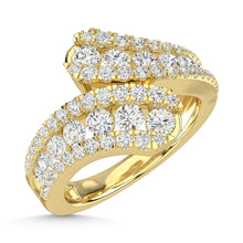 14K Yellow Gold Diamond 1 1/2 Ct.Tw. Fashion Ring
