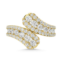 14K Yellow Gold Diamond 1 1/2 Ct.Tw. Fashion Ring