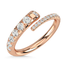 14K Rose Gold Diamond 1/2 Ct.Tw. Fashion Ring