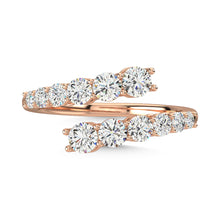 14K Rose Gold Diamond 1 Ct.Tw. Fashion Ring