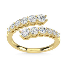 14K Yellow Gold Diamond 1 Ct.Tw. Fashion Ring