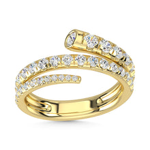 14K Yellow Gold Diamond 1 1/6 Ct.Tw. Fashion Ring