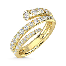 14K Yellow Gold Diamond 1 1/6 Ct.Tw. Fashion Ring