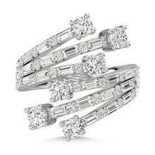 14K White Gold Diamond 1 5/8 Ct.Tw. Fashion Ring