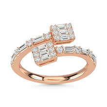 14K Rose Gold Diamond 1/2 Ct.Tw. Fashion Ring