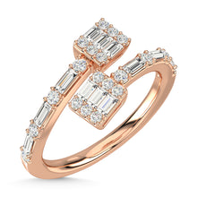14K Rose Gold Diamond 1/2 Ct.Tw. Fashion Ring