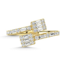 14K Yellow Gold Diamond 1/2 Ct.Tw. Fashion Ring