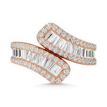 14K Rose Gold Diamond 1 3/8 Ct.Tw. Fashion Ring