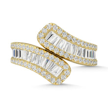 14K Yellow Gold Diamond 1 3/8 Ct.Tw. Fashion Ring