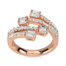 14K Rose Gold Diamond 7/8 Ct.Tw. Fashion Ring