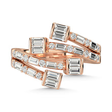 14K Rose Gold Diamond 7/8 Ct.Tw. Fashion Ring