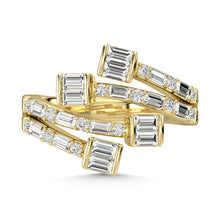 14K Yellow Gold Diamond 7/8 Ct.Tw. Fashion Ring