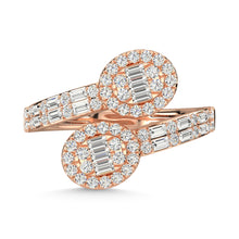 14K Rose Gold Diamond 7/8 Ct.Tw. Fashion Ring