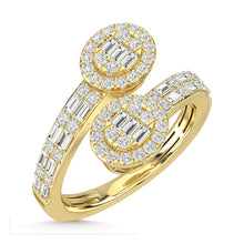 14K Yellow Gold Diamond 7/8 Ct.Tw. Fashion Ring