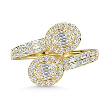 14K Yellow Gold Diamond 7/8 Ct.Tw. Fashion Ring